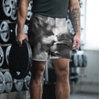 Black Smoke All-Over Print Unisex Athletic Shorts - RooLabzBlack Smoke All-Over Print Unisex Athletic Shorts2XSRooLabz