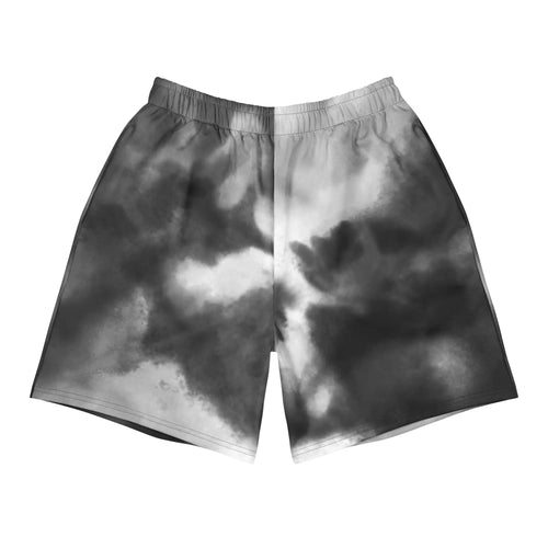 Black Smoke All-Over Print Unisex Athletic Shorts - RooLabzBlack Smoke All-Over Print Unisex Athletic Shorts2XSRooLabz