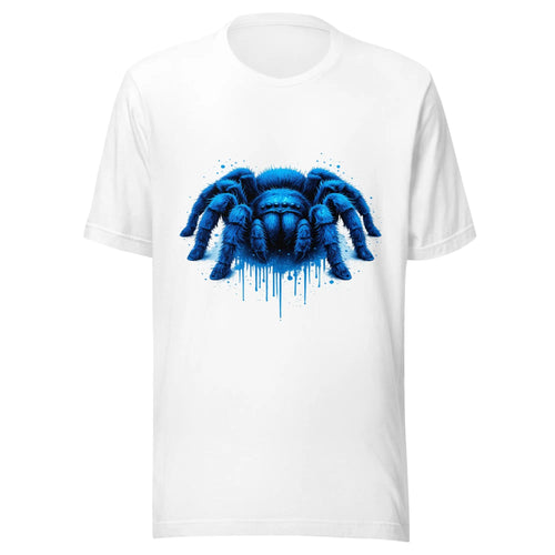 Blue Tarantula Graphic Unisex T-Shirt - RooLabzBlue Tarantula Graphic Unisex T-ShirtXSWhiteRooLabz