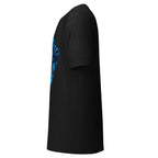 Breaking Through Blue Skull Graphic Unisex T-Shirt - RooLabzBreaking Through Blue Skull Graphic Unisex T-ShirtXSWhiteRooLabz