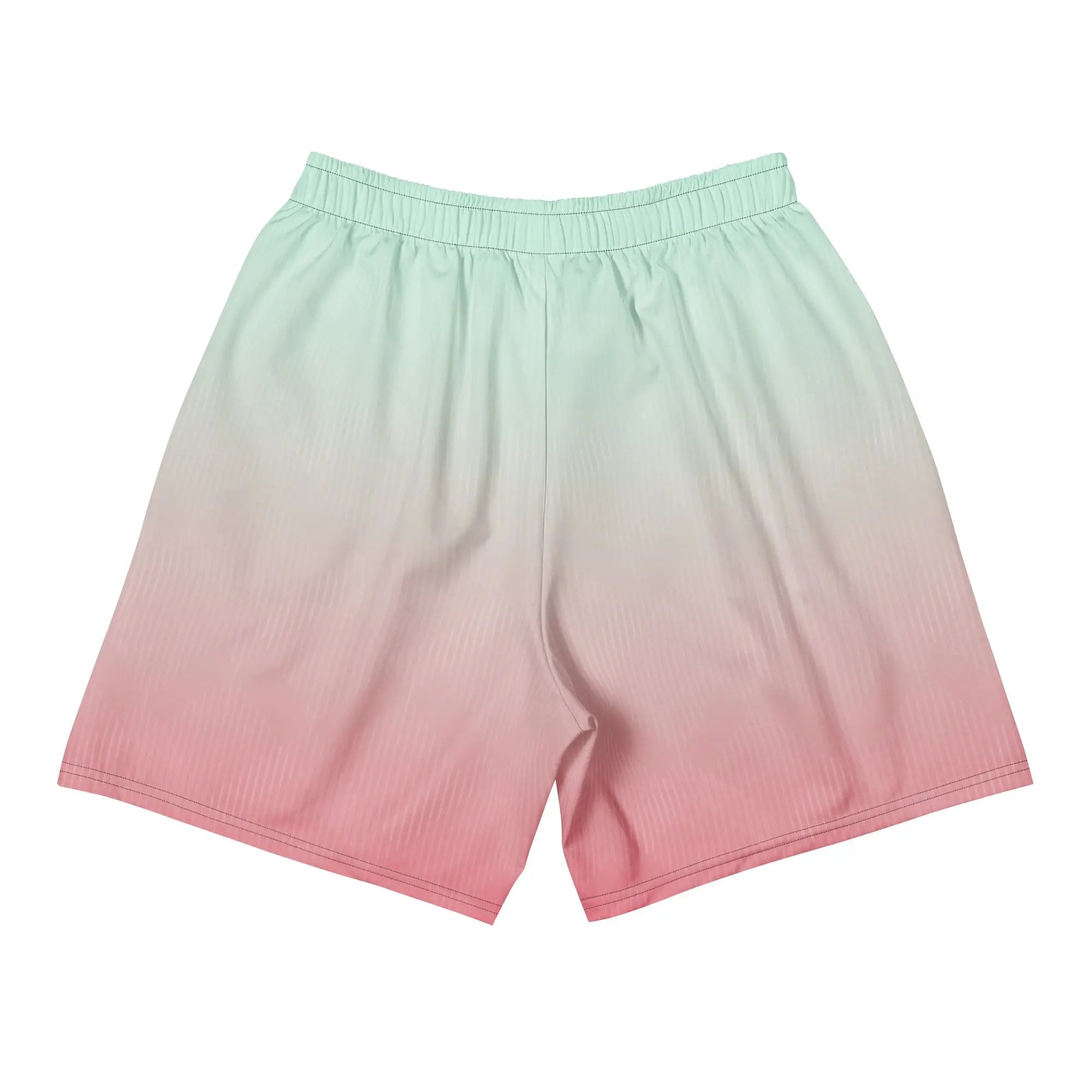 Mint Blush Fade All-Over Print Unisex Athletic Shorts - RooLabzMint Blush Fade All-Over Print Unisex Athletic ShortsXSRooLabz