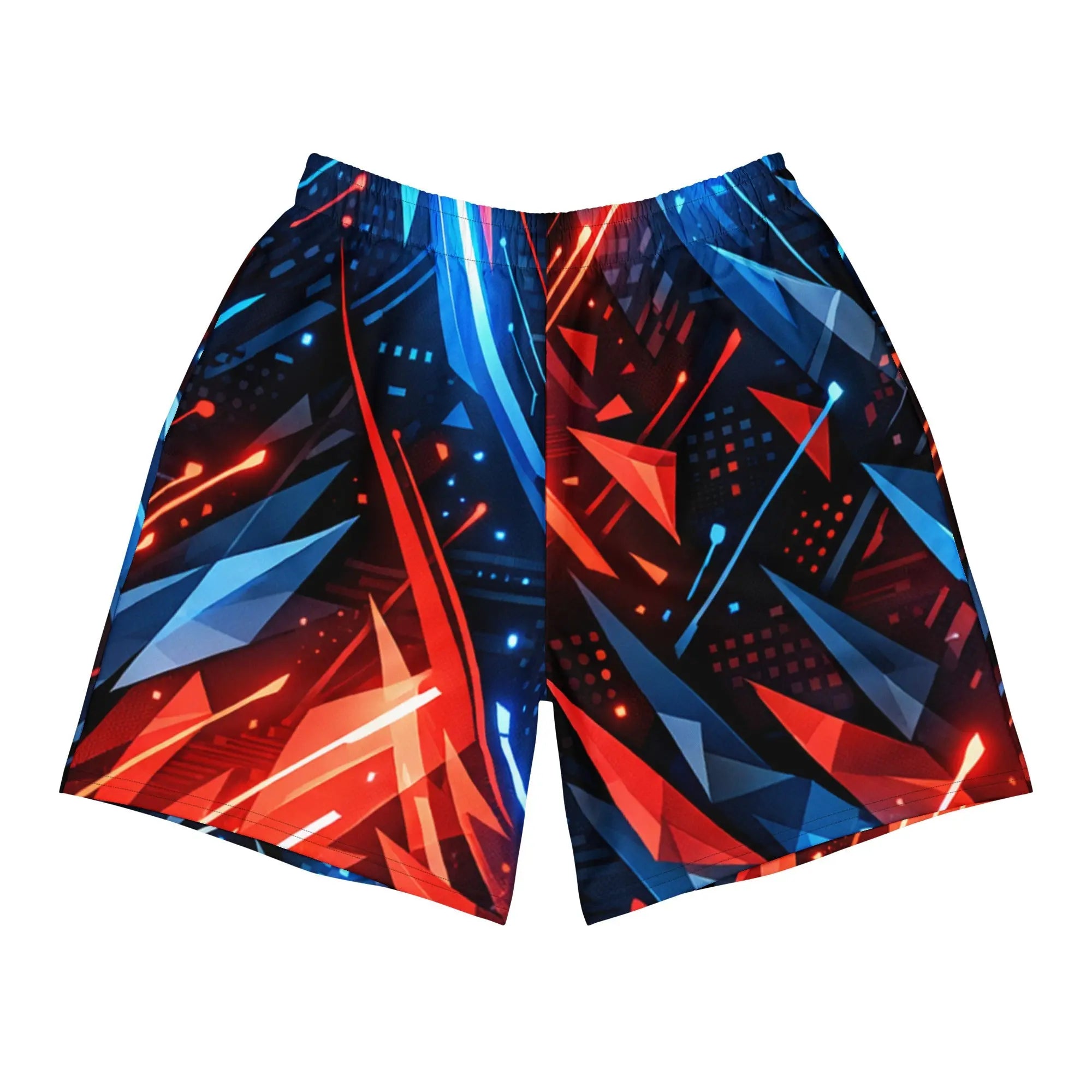 Neon Velocity All-Over Print Unisex Athletic Shorts - RooLabzNeon Velocity All-Over Print Unisex Athletic Shorts2XSRooLabz