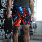 Neon Velocity All-Over Print Unisex Athletic Shorts - RooLabzNeon Velocity All-Over Print Unisex Athletic Shorts2XSRooLabz