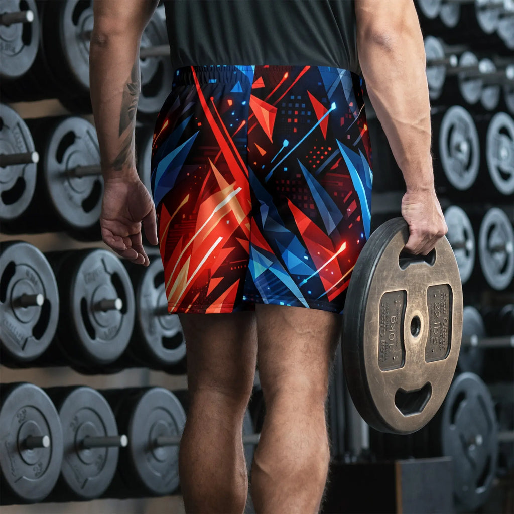 Neon Velocity All-Over Print Unisex Athletic Shorts - RooLabzNeon Velocity All-Over Print Unisex Athletic Shorts2XSRooLabz