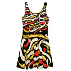 Persian Calligraphy Skater Dress - RooLabzPersian Calligraphy Skater DressXSRooLabz
