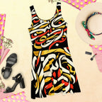 Persian Calligraphy Skater Dress - RooLabzPersian Calligraphy Skater DressXSRooLabz