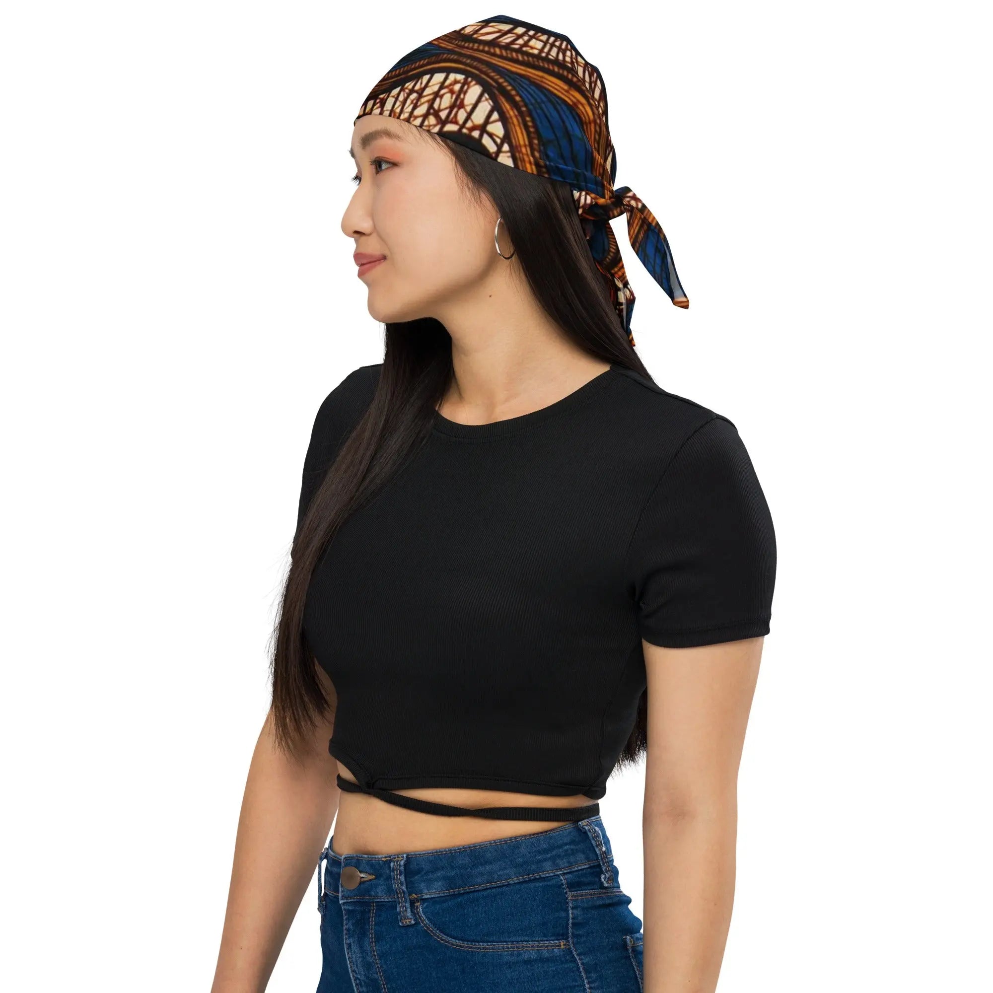 Roolabz Heritage Wave Pattern Bandana - RooLabzRoolabz Heritage Wave Pattern BandanaLRooLabz