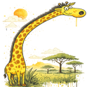 Safari Giraffe Stainless Steel Tumbler | 20 oz