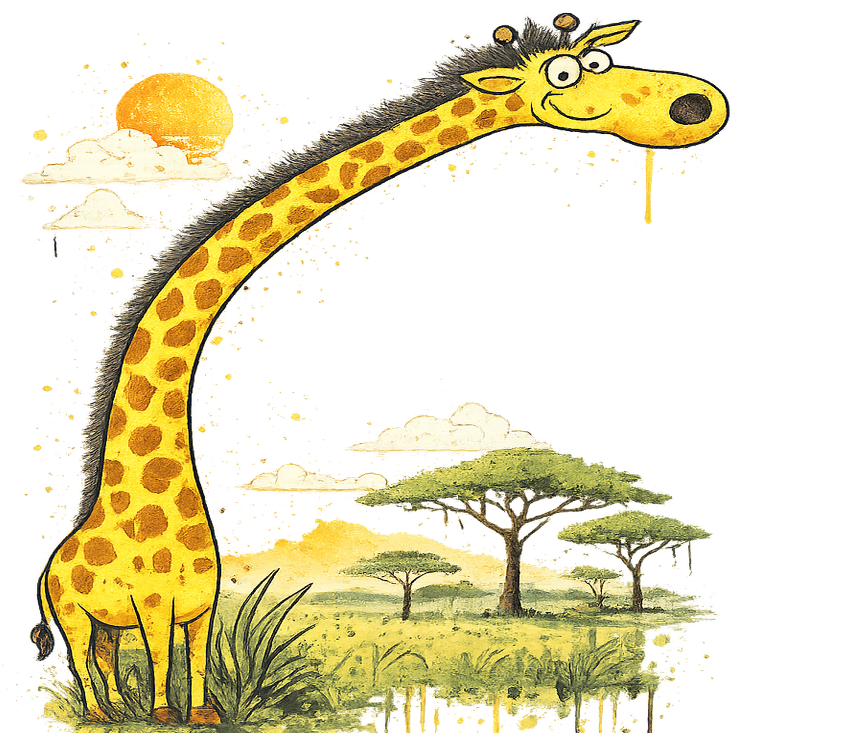 Safari Giraffe Stainless Steel Tumbler | 20 oz